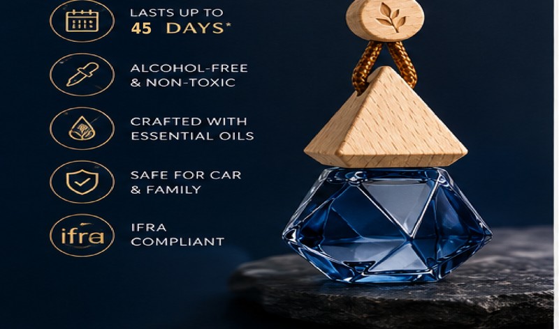 SAFAR Musk features: lasts up to 45 days, alcohol-free, IFRA compliant