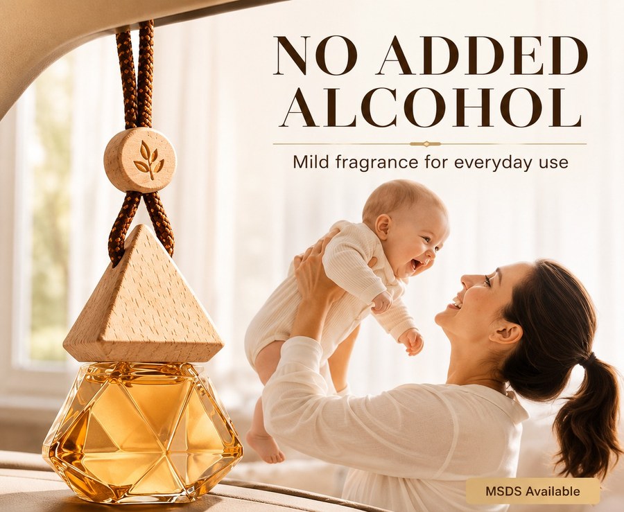 Alcohol-free, mild fragrance, MSDS available
