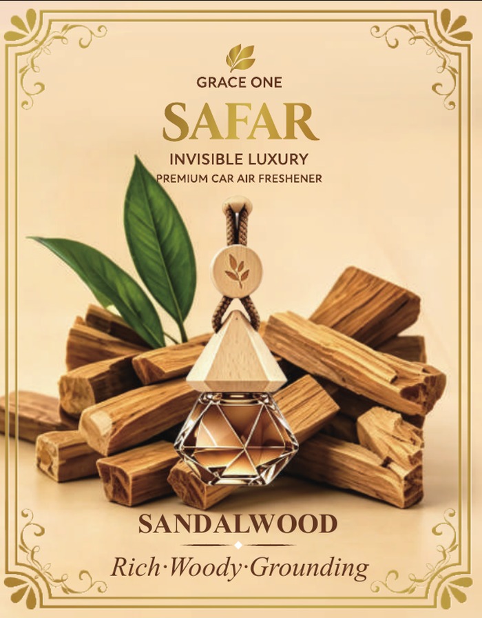 SAFAR Sandalwood hanging car diffuser