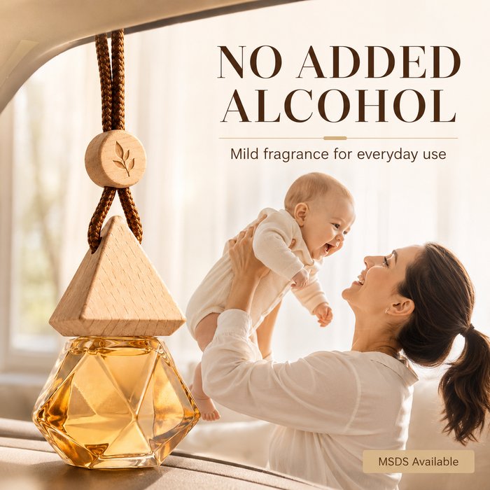 Alcohol-free, mild fragrance, MSDS available